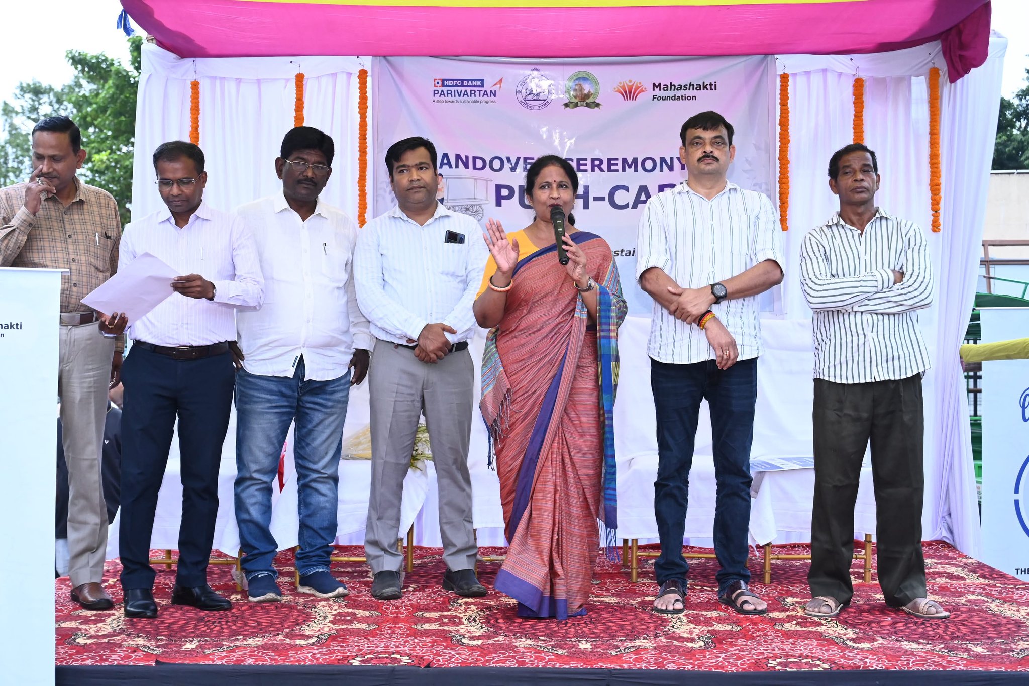Bhubaneswar Municipal Corporation Distributes Push Carts to Empower Street Vendors