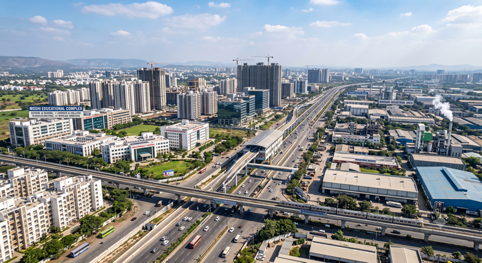 Infrastructure, Institutions & Industry &ndash; Moshi&ndash;Bhosari's Triple Engine Real Estate Growth