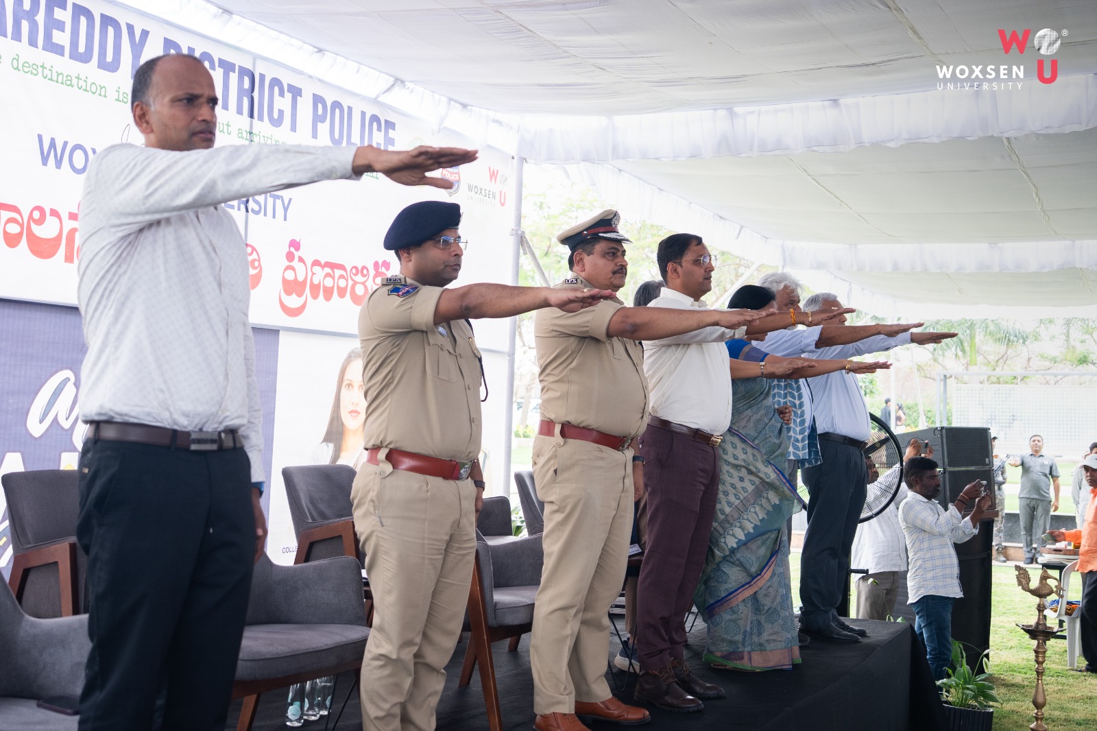 Woxsen University Partners with Telangana Government to Advance ‘Arrive Alive’ Road Safety Initiative Among Youth