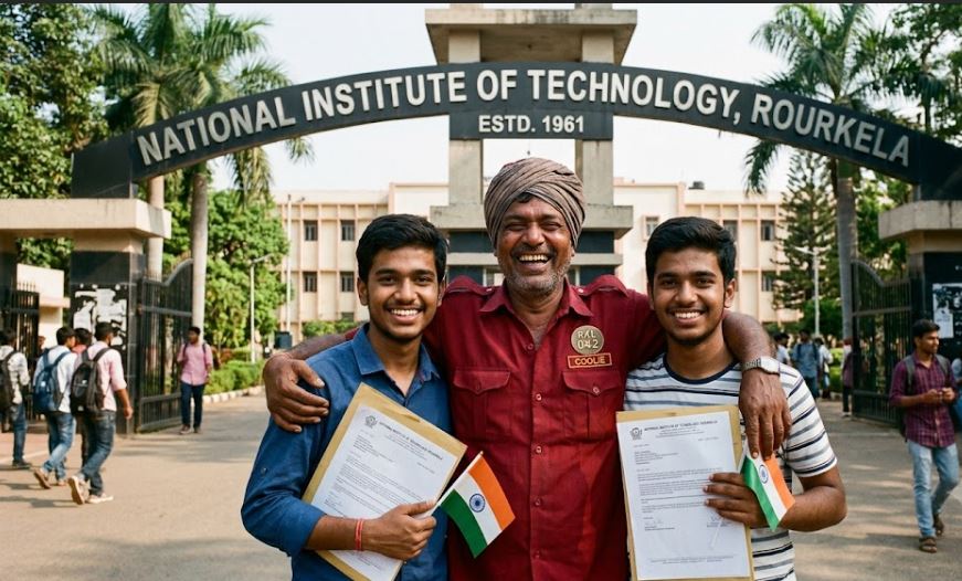 Rourkela Coolie&rsquo;s Dream Comes True as Twin Sons Enter NIT Rourkela