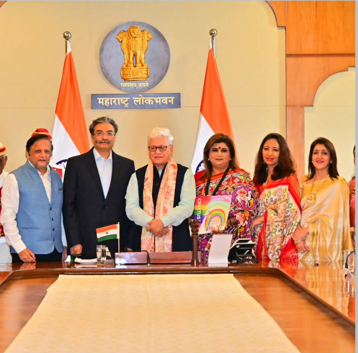 Modern Public School, Shalimar Bagh Principal Dr. Alka Kapur Leads Delhi Delegation to Maharashtra Governor