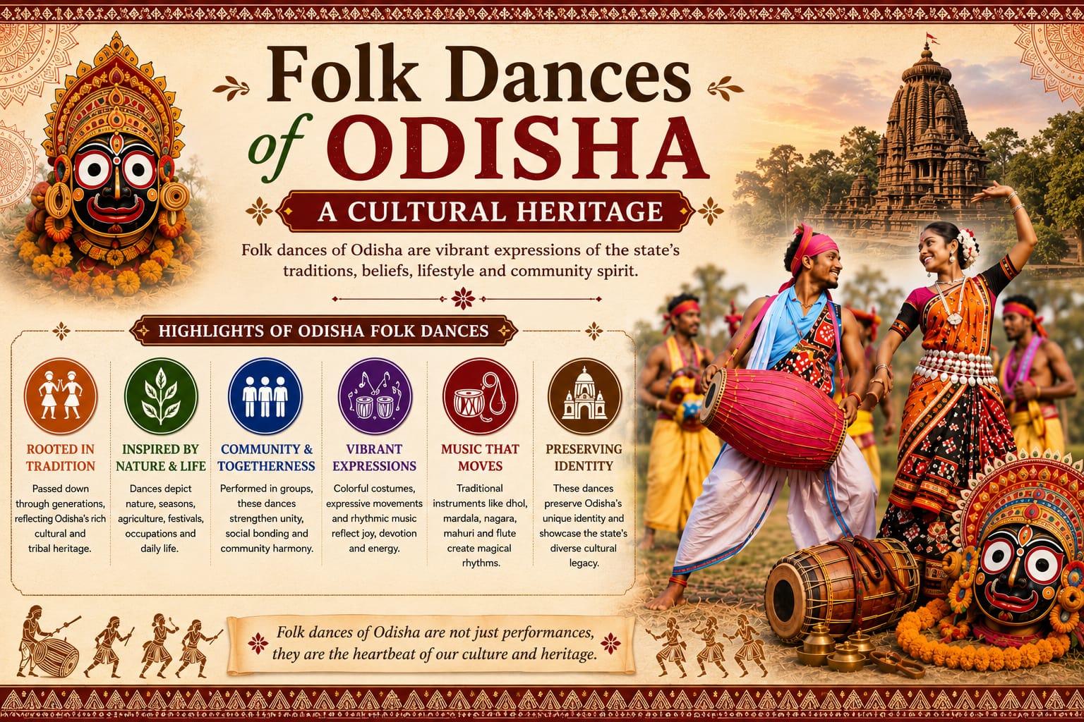 Folk Dances of Odisha: A Cultural Heritage