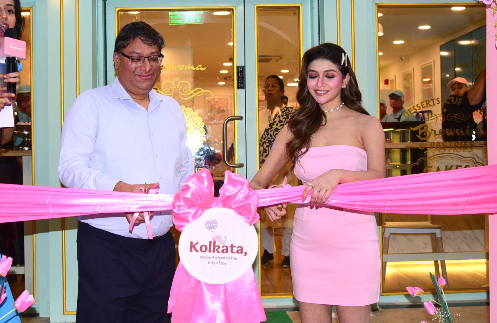 for the grand launch of Theobroma, the Mumbai-born patisserie brand, making its debut in the City of Joy, Kolkata.