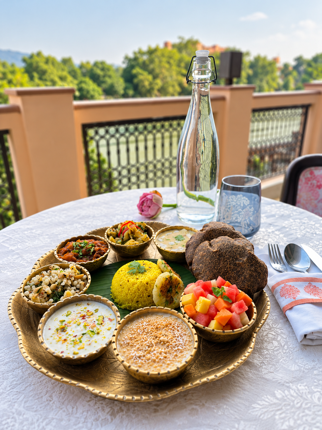 For Navratri Feature | - Celebrate the Flavours of Navratri; A Traditional Falhari Bhojan by the Ganges at Pilibhit House, Haridwar - IHCL SeleQtions and Hari Ganga Niwas, Haridwar - IHCL SeleQtions
