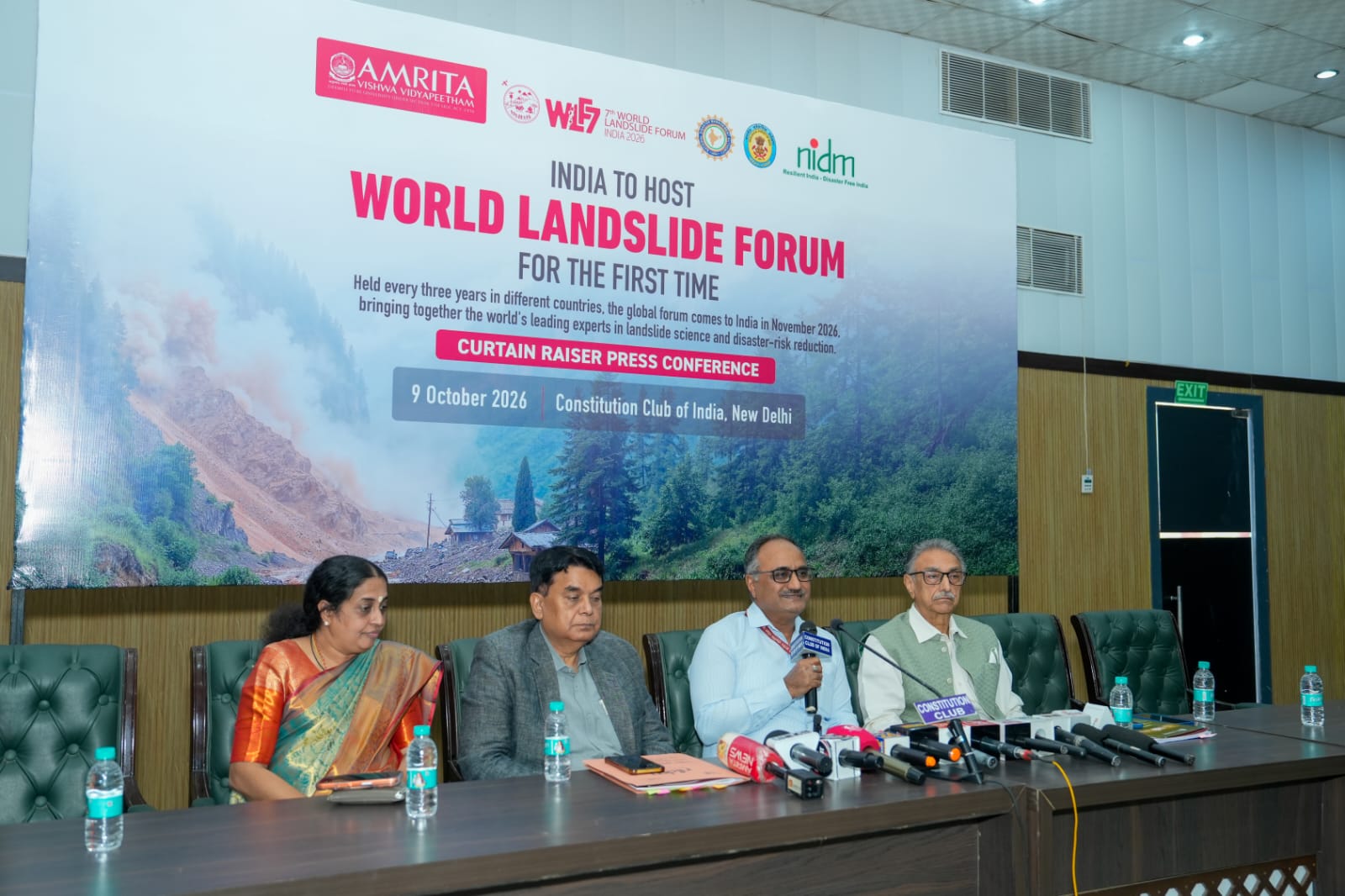 India to Host World Landslide Forum for the First Time