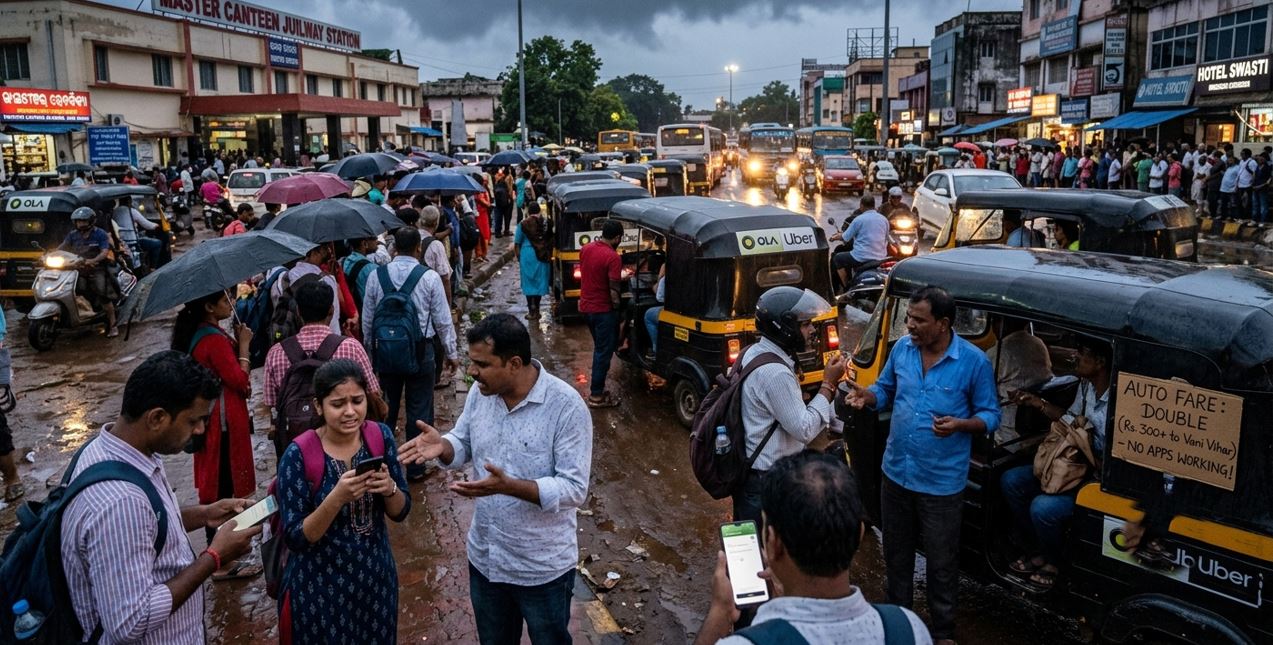 Ola, Uber Booking Glitches Leave Bhubaneswar Commuters Stranded, Autos Charge Hefty Fares