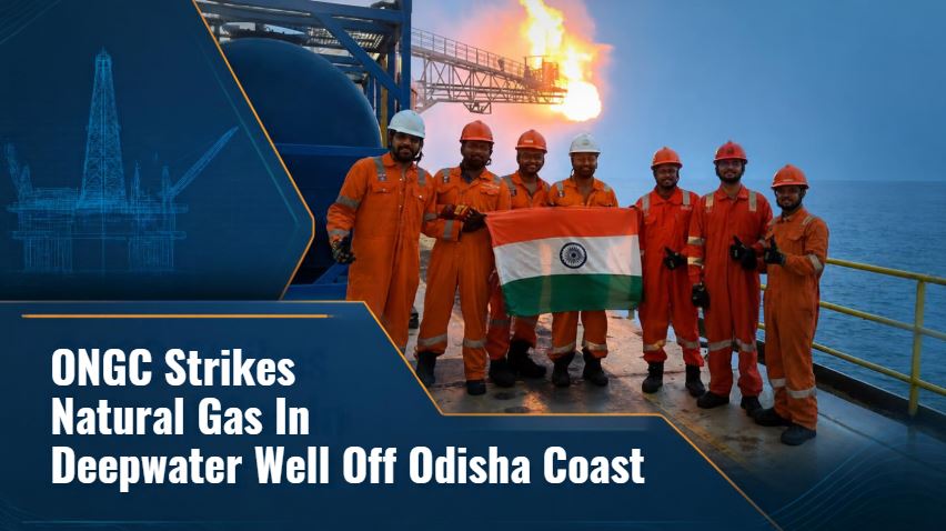 ONGC Strikes Natural Gas In Deepwater Well Off Odisha Coast