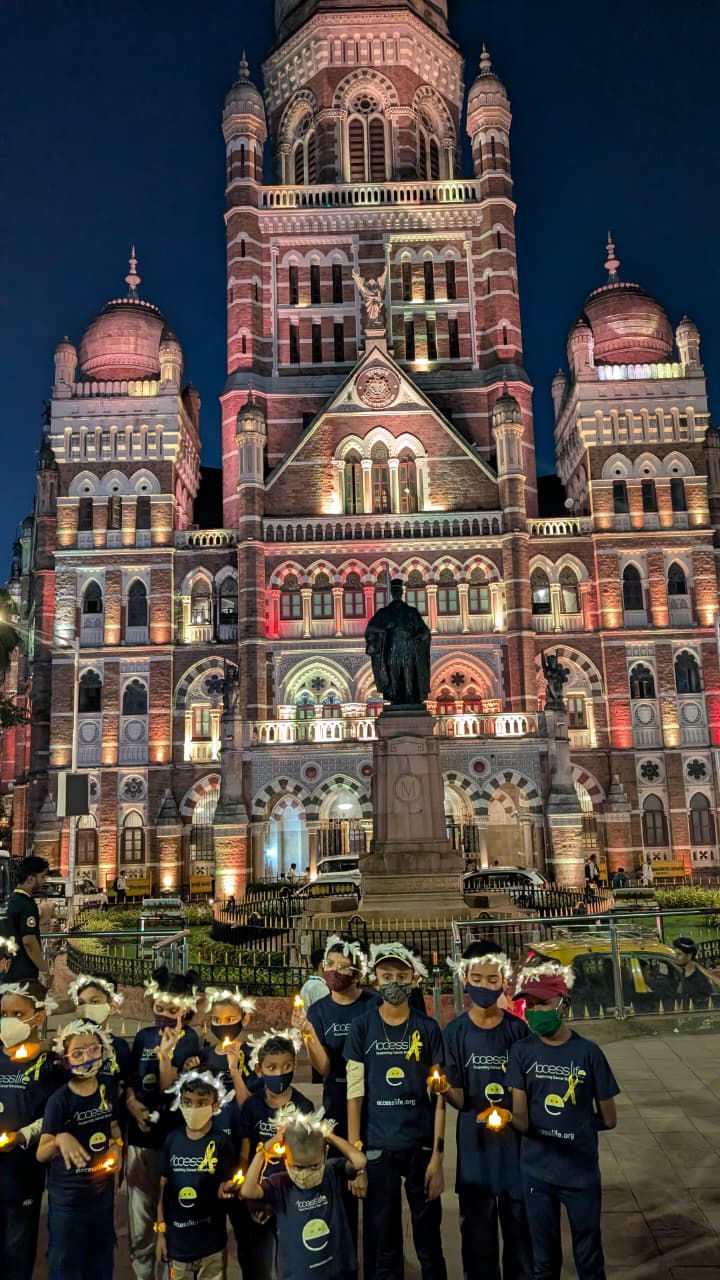 'Chhatrapati Shivaji Maharaj Terminus (CSMT) and the Municipal Corporation of Greater Mumbai (MCGM) Headquarters to Go Golden for International Childhood Cancer Awareness Month'