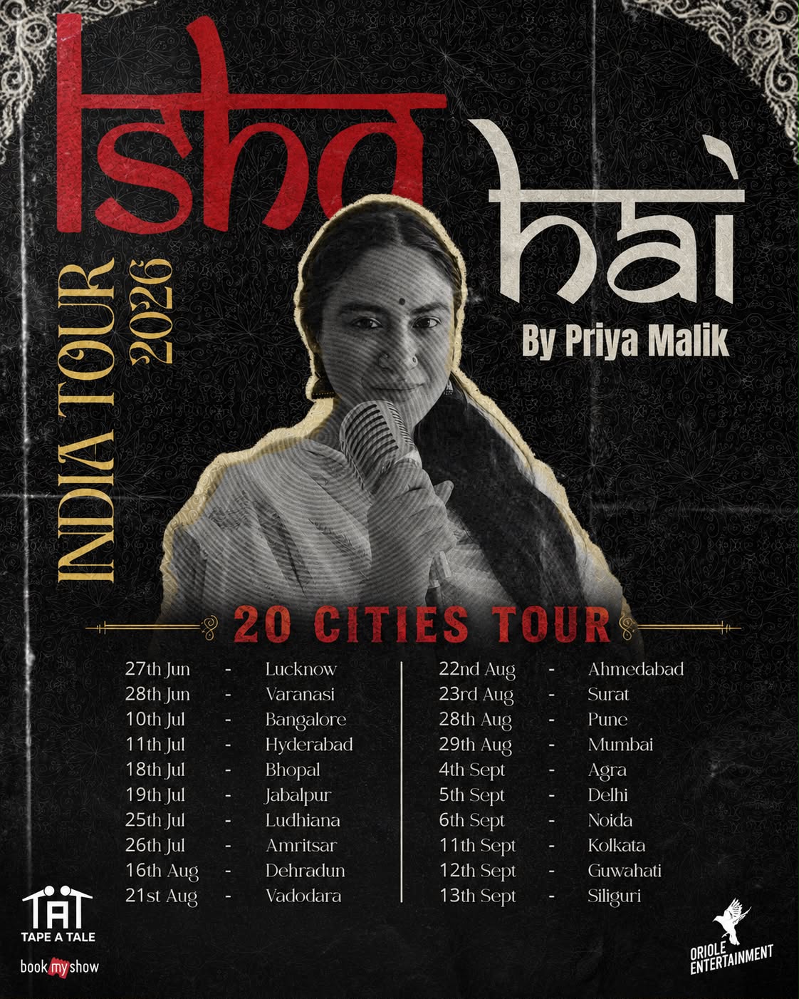Poet Priya Malik Announces Multi-City 'Ishq Hai' Final Chapter Tour