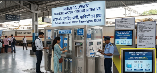 Indian Railways Steps Up Drinking Water Hygiene at Stations