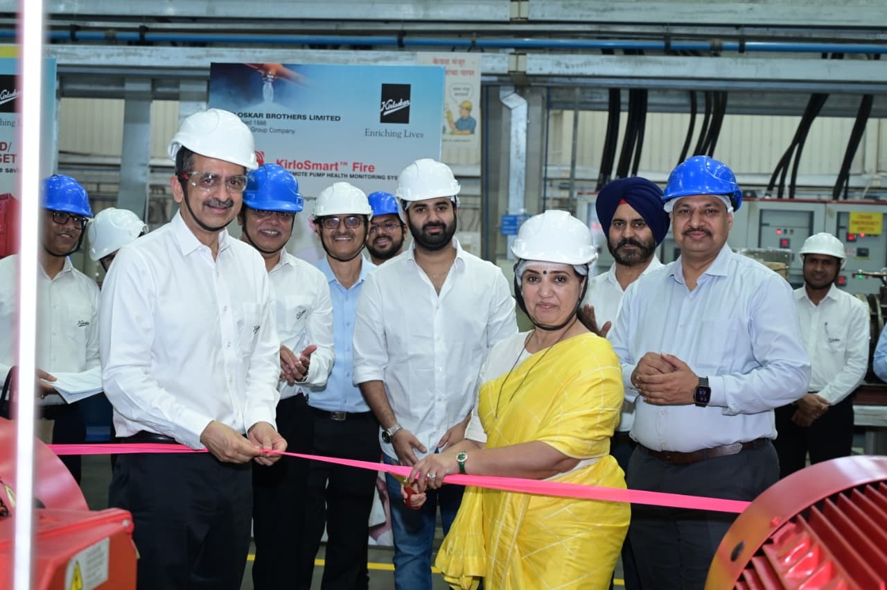 Kirloskar Brothers Limited Launches Smart Skid Mounted Fire Pump Set