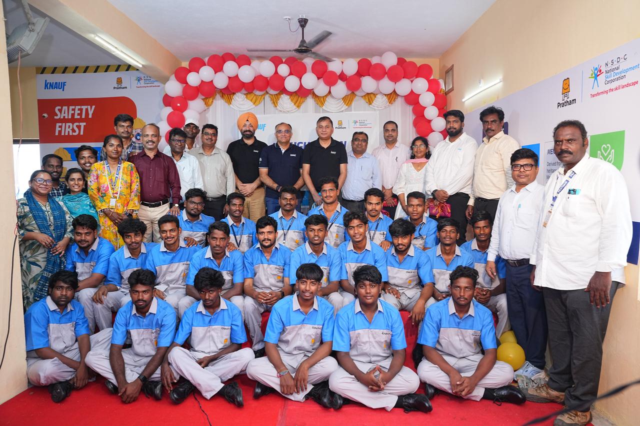 Knauf India Strengthens Skill building Commitment with Launch of Vijayawada Training Academy in Partnership with Pratham