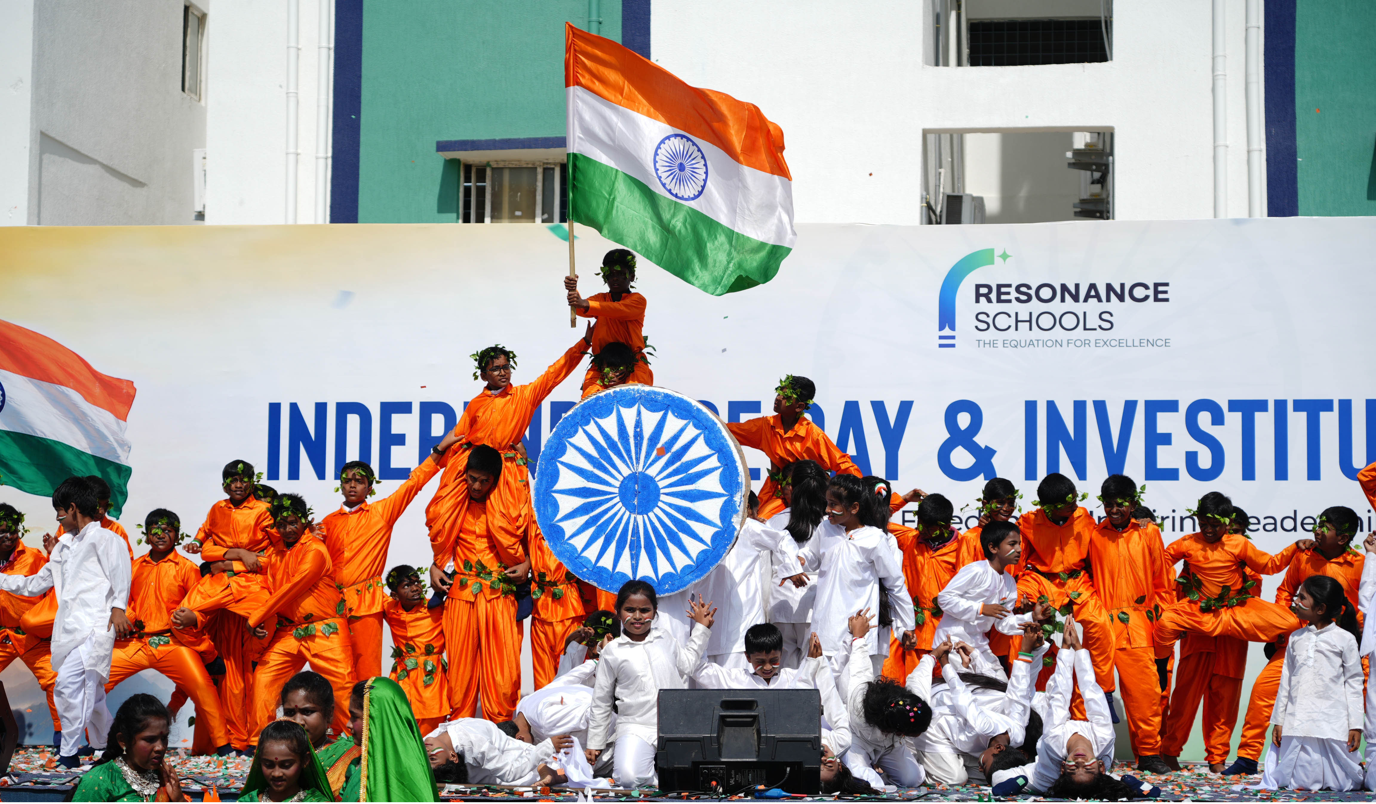 Resonance School, Vanasthalipuram Celebrates Independence Day & Investiture Ceremony, Graced by Chief Guest Shri JD Lakshminarayana.