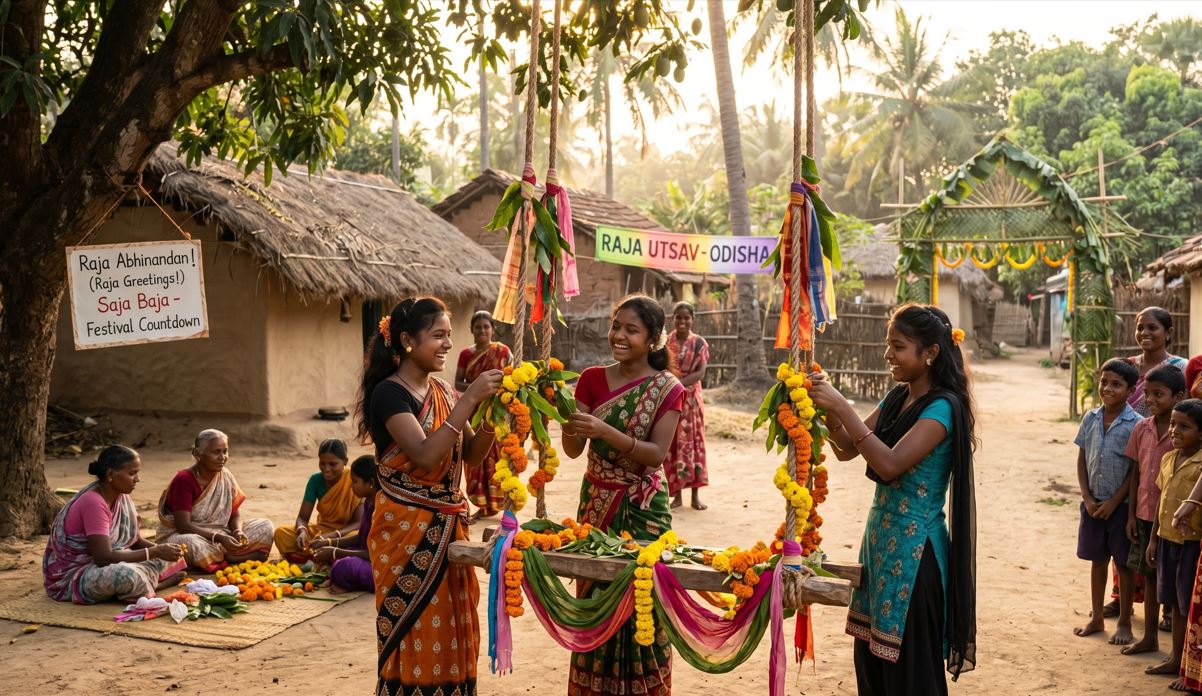 Raja Fever Grips Odisha as Saja Baja Marks Festival Countdown
