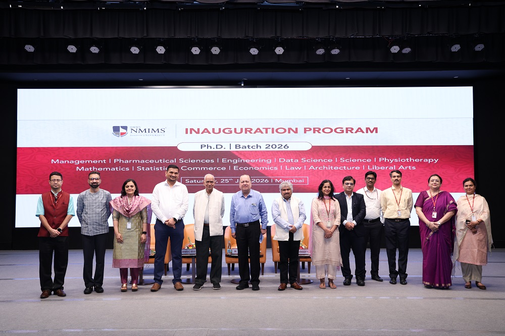 Padma Vibhushan Prof. M. M. Sharma Inaugurates NMIMS Ph.D. Batch 2026