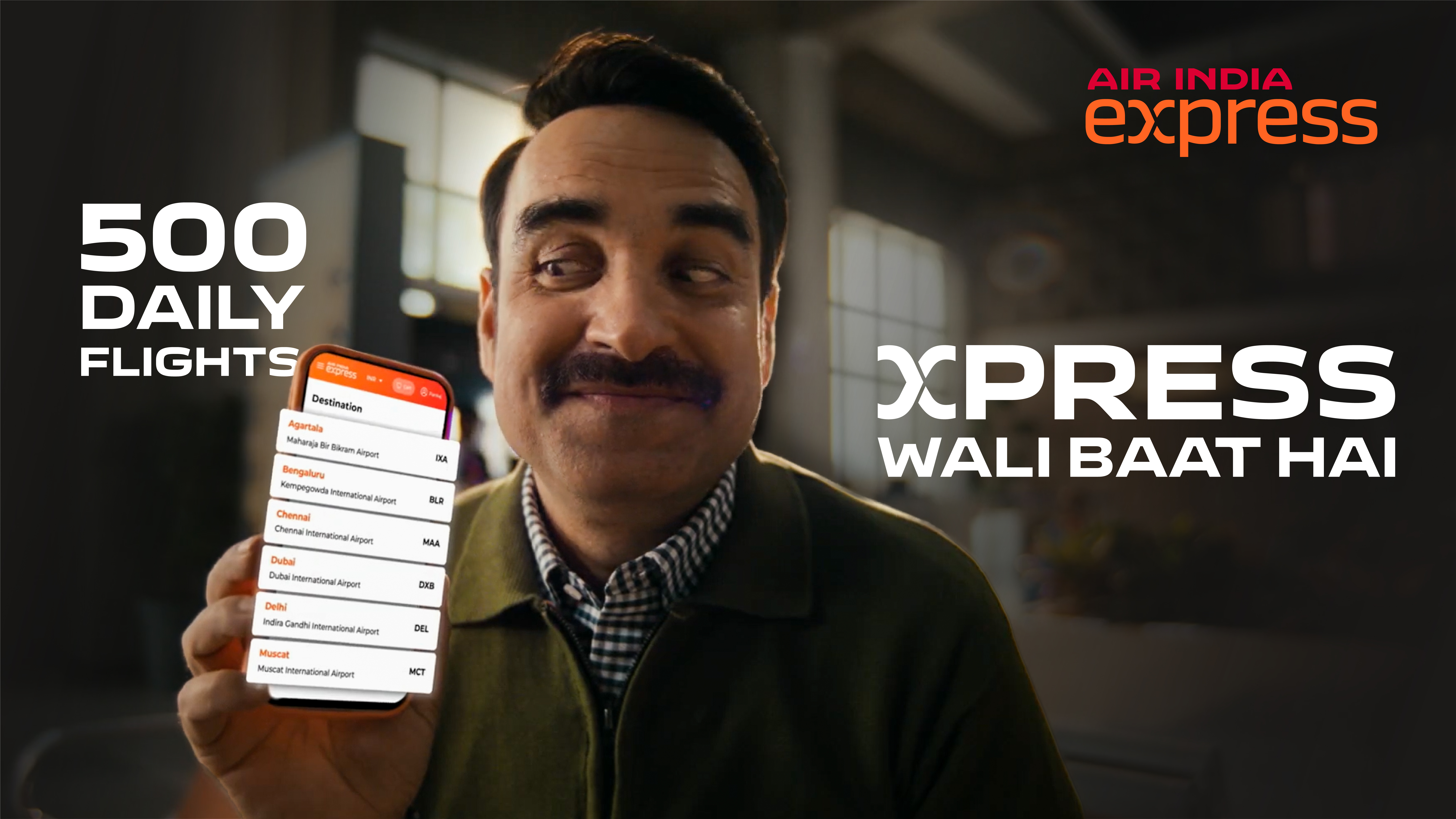 Air India Express Launches &lsquo;Xpress Wali Baat Hai&rsquo; Campaign with Pankaj Tripathi