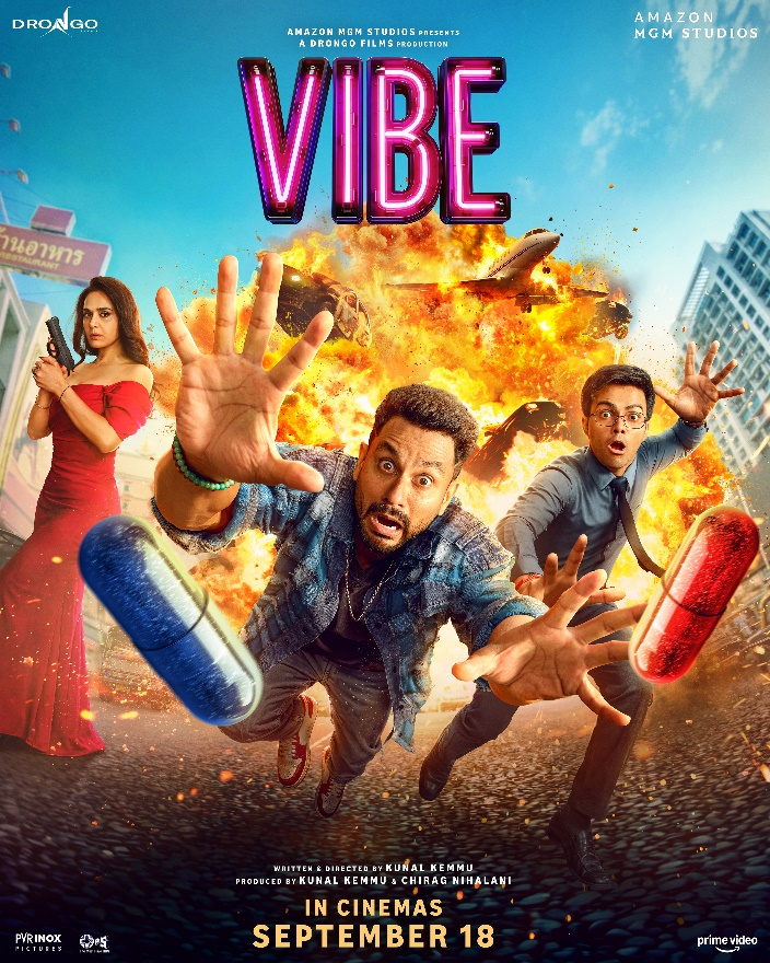 Amazon MGM Studios Unveiling the Trailer of Kunal Kemmu&rsquo;s High-Stakes Action-Comedy VIBE, Releasing in Cinemas on September 18.