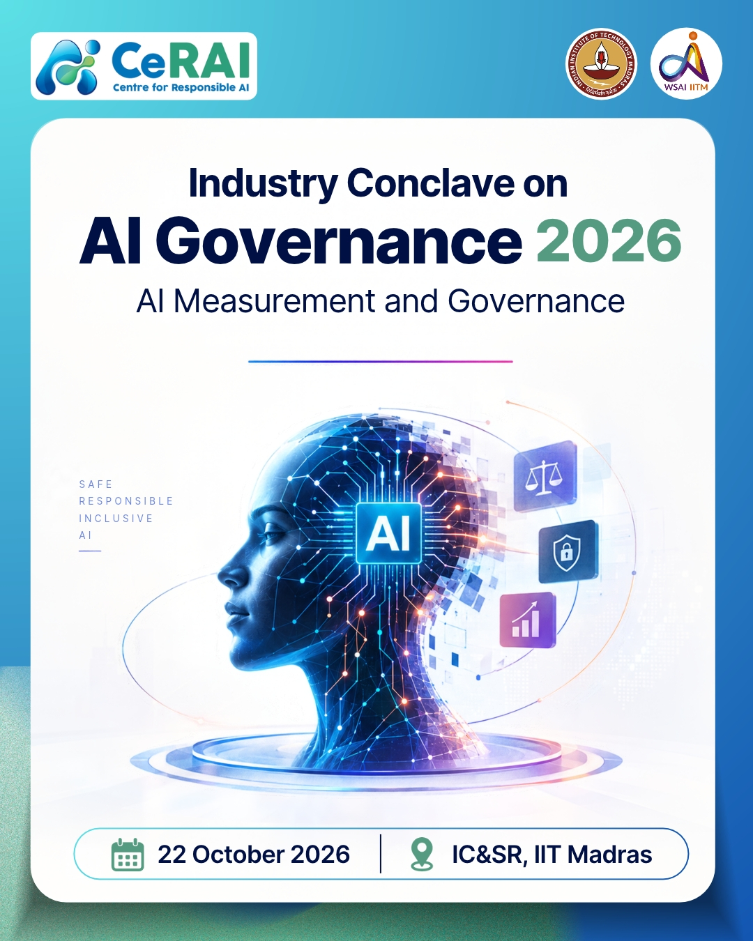 IIT Madras’ Wadhwani School of Data Science & AI to host Industry Conclave on AI Governance 2026