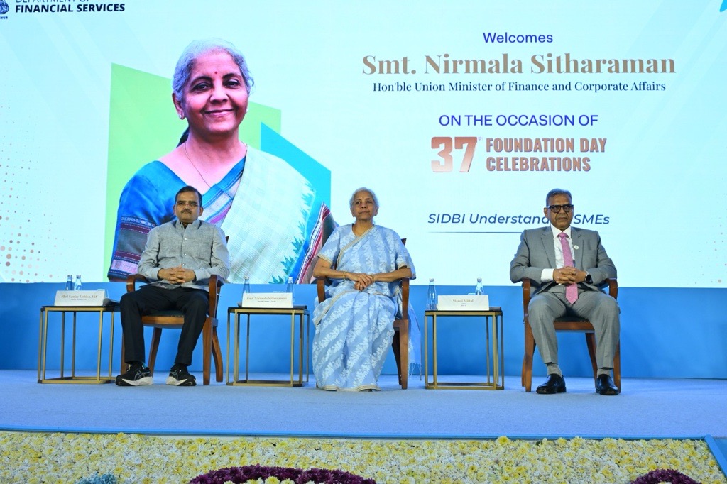 Finance Minister Launches SIDBI MSME Initiatives Including Co-Lending Portal and Credit Cards
