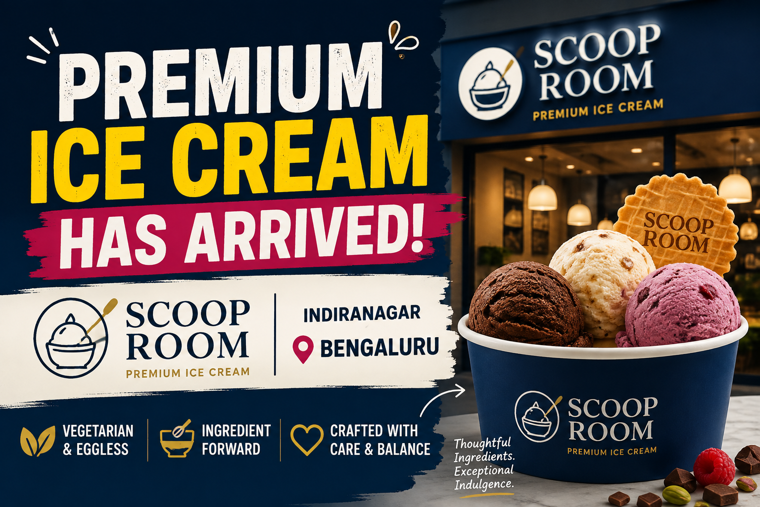 Scoop Room Arrives in Bengaluru, Inviting a New Conversation on Premium Ice Cream