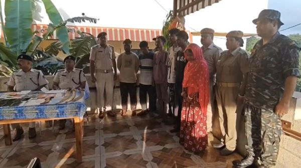Odisha Police Bust Dacoity-Cyber Fraud Nexus in Keonjhar, Six Arrested