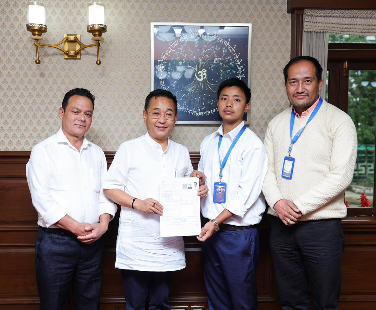 Chief Minister Submits SIR Form, Urges Citizens to Participate