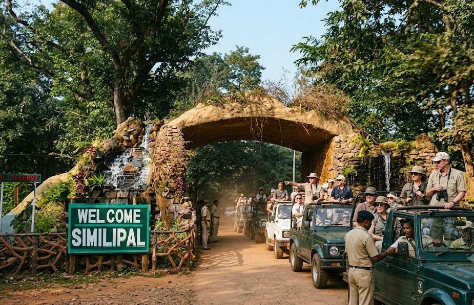 Similipal Tiger Reserve to Reopen on November 1; Daily Tourist Entry Capped at 60 Vehicles