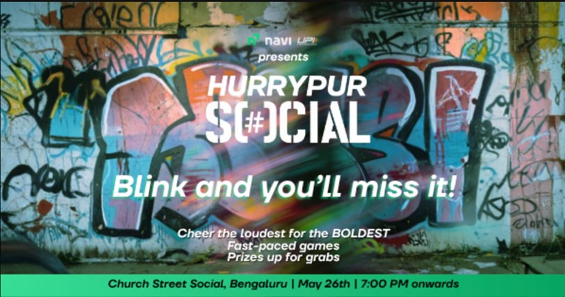 Navi transforms Church Street SOCIAL into &ldquo;Hurrypur SOCIAL&rdquo; ahead of RCB qualifier