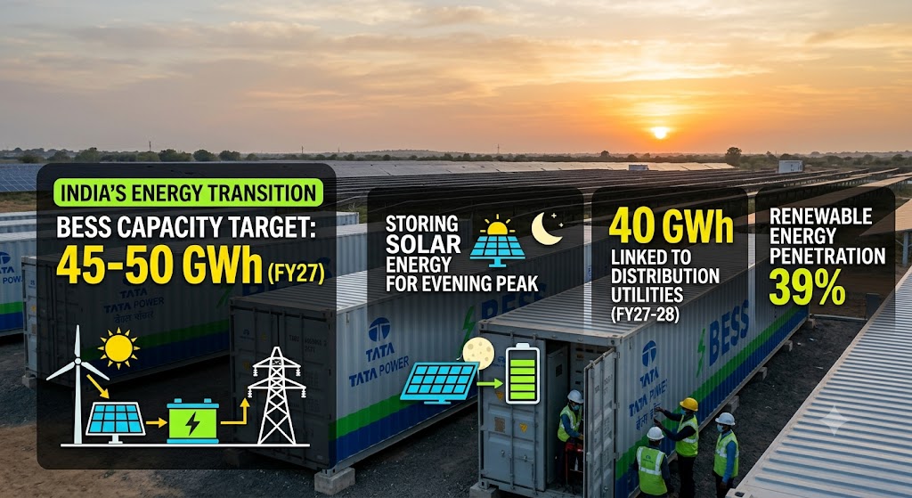 India’s Battery Storage Market Enters a New Growth Phase as Renewable Energy Expands
