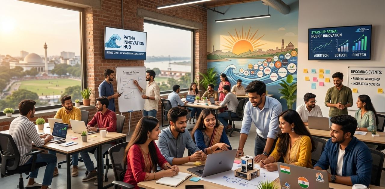 Start-up Wave Rising from Small Cities; Patna Emerges as New Hub of Innovation !