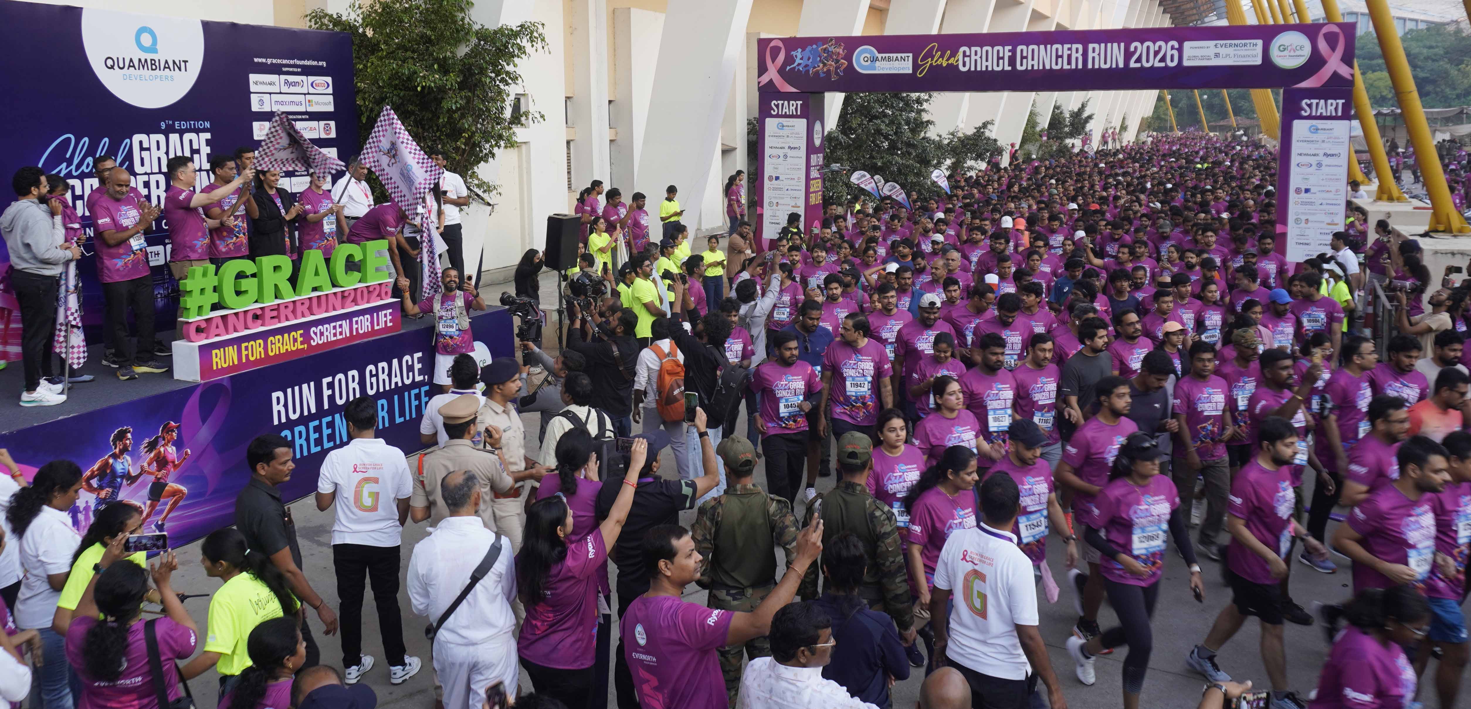 Global Grace Cancer Run Sets Participation Milestone with 300 Cancer Survivors