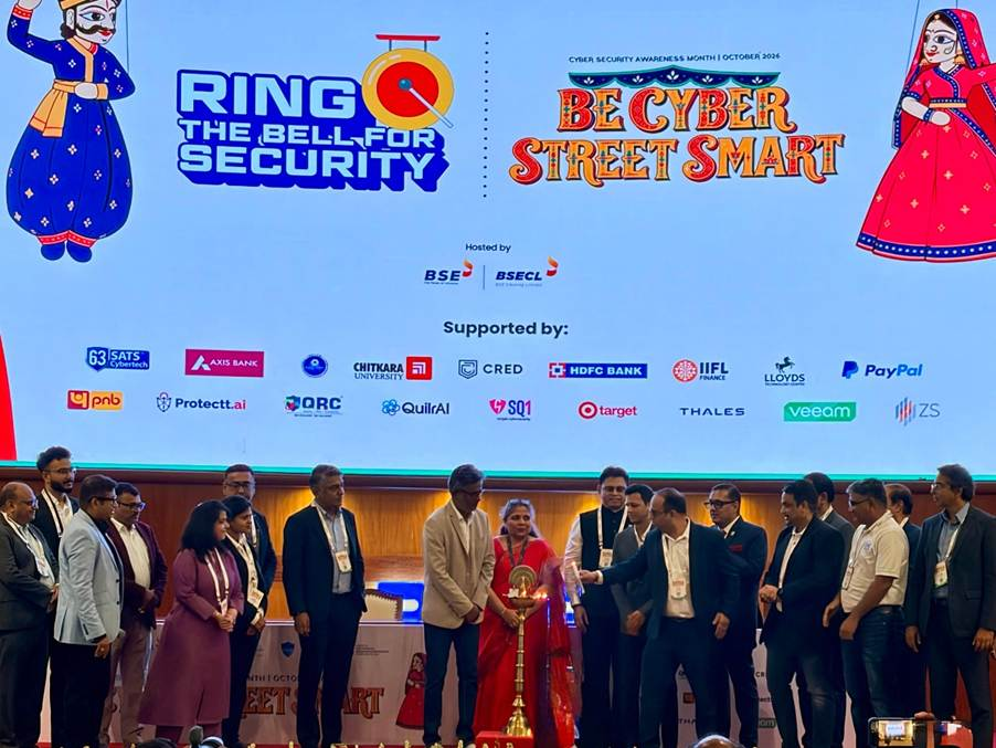 Data Security Council Of India launches 'Be Cyber Street Smart', a nationwide cyber awareness campaign, at BSE