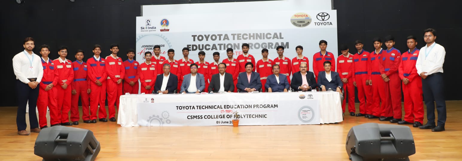 TKMS in association with CSMSS College of Polytechnic, Maharashtra establishes Toyota Technical Education Program