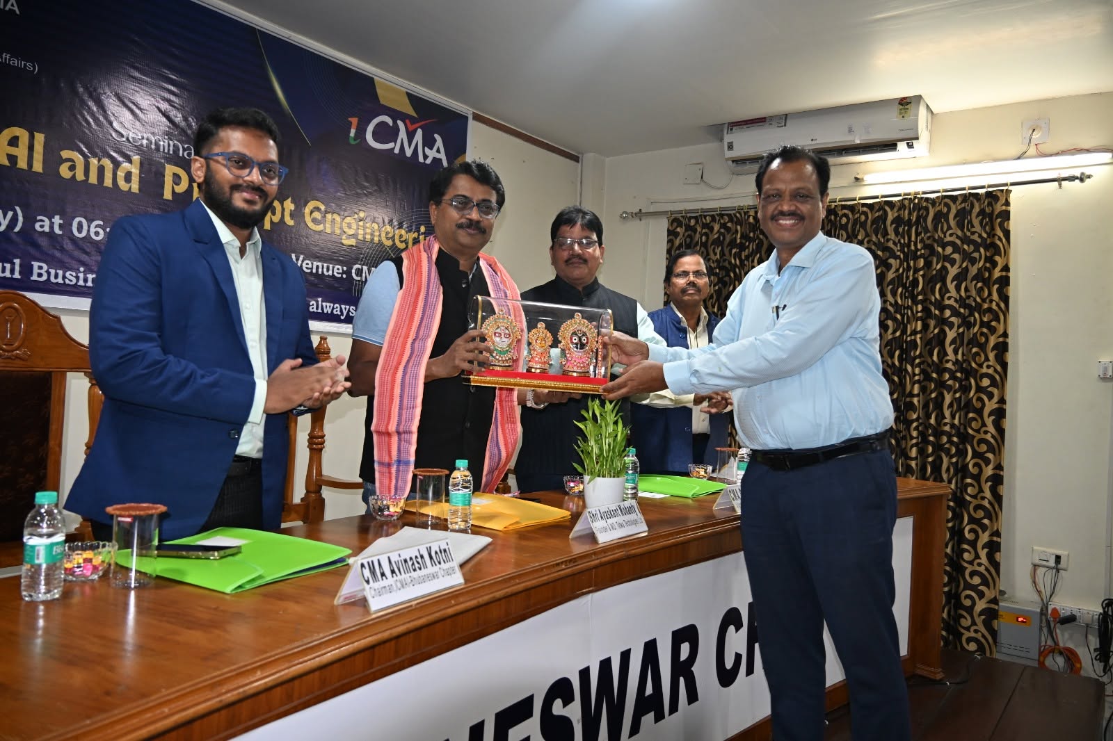 TiE Bhubaneswar President Highlights Importance of Conversational AI and Prompt Engineering at ICMAI Seminar
