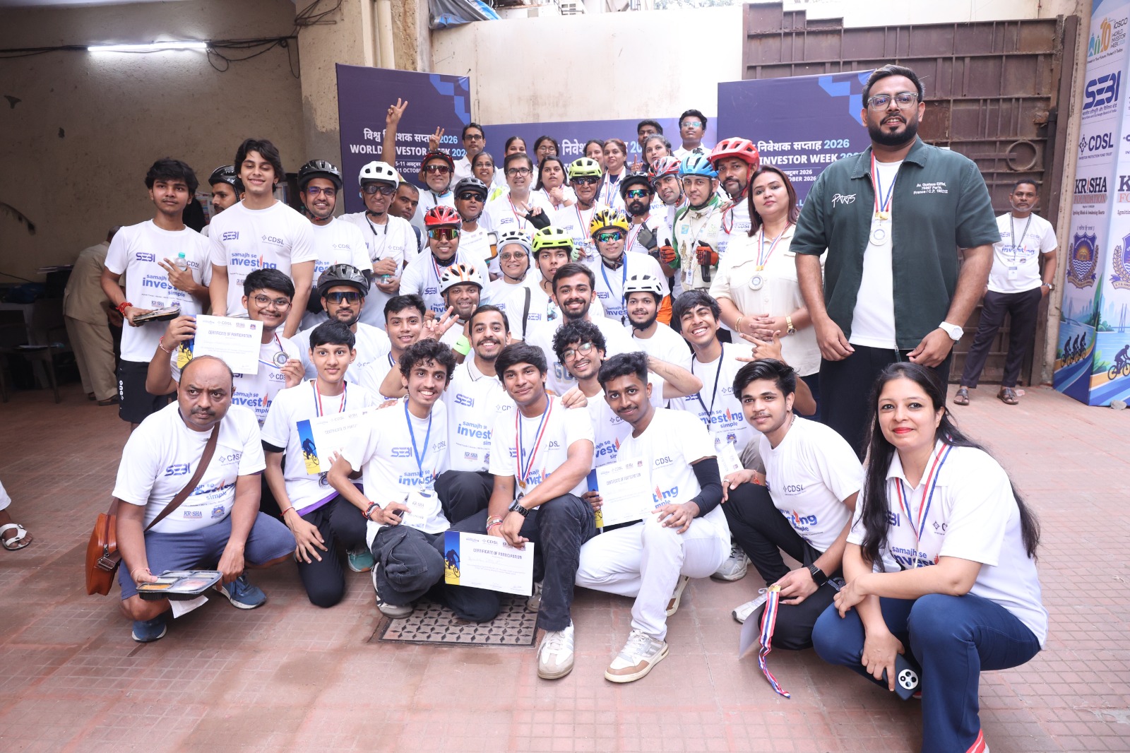 K.P.B. Hinduja College of Commerce, in Association with CDSL and Krisha Foundation, Organises Cycle Rally under the Aegis of SEBI to Mark World Investor Week 2026
