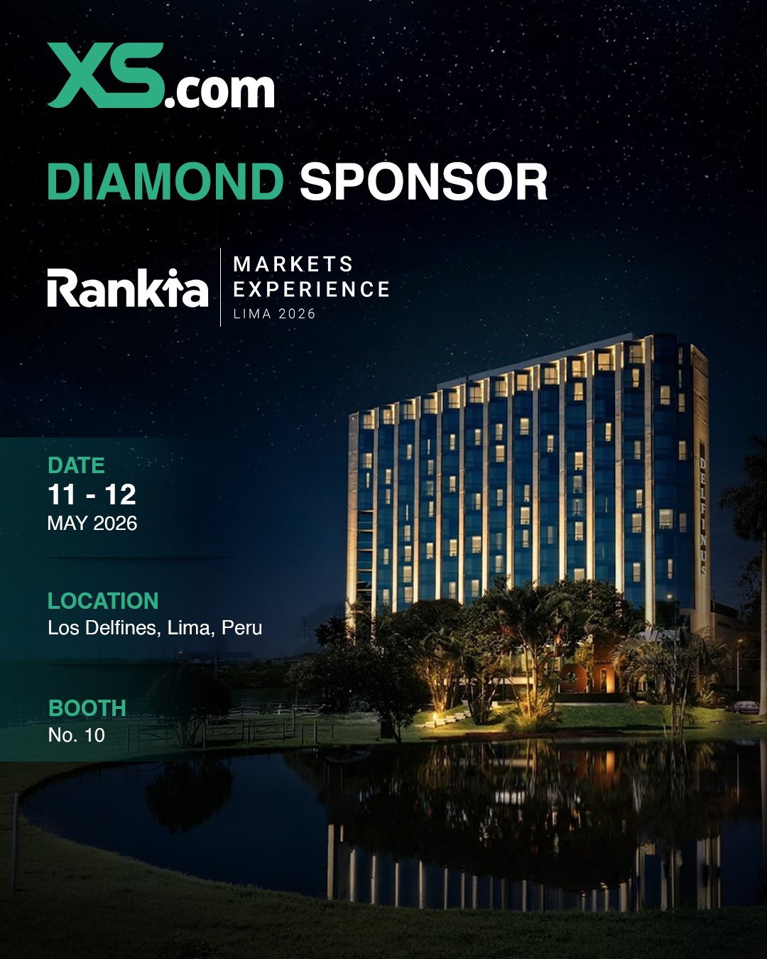 XS.com Deepens LATAM Footprint with Diamond Sponsorship at Rankia Peru
