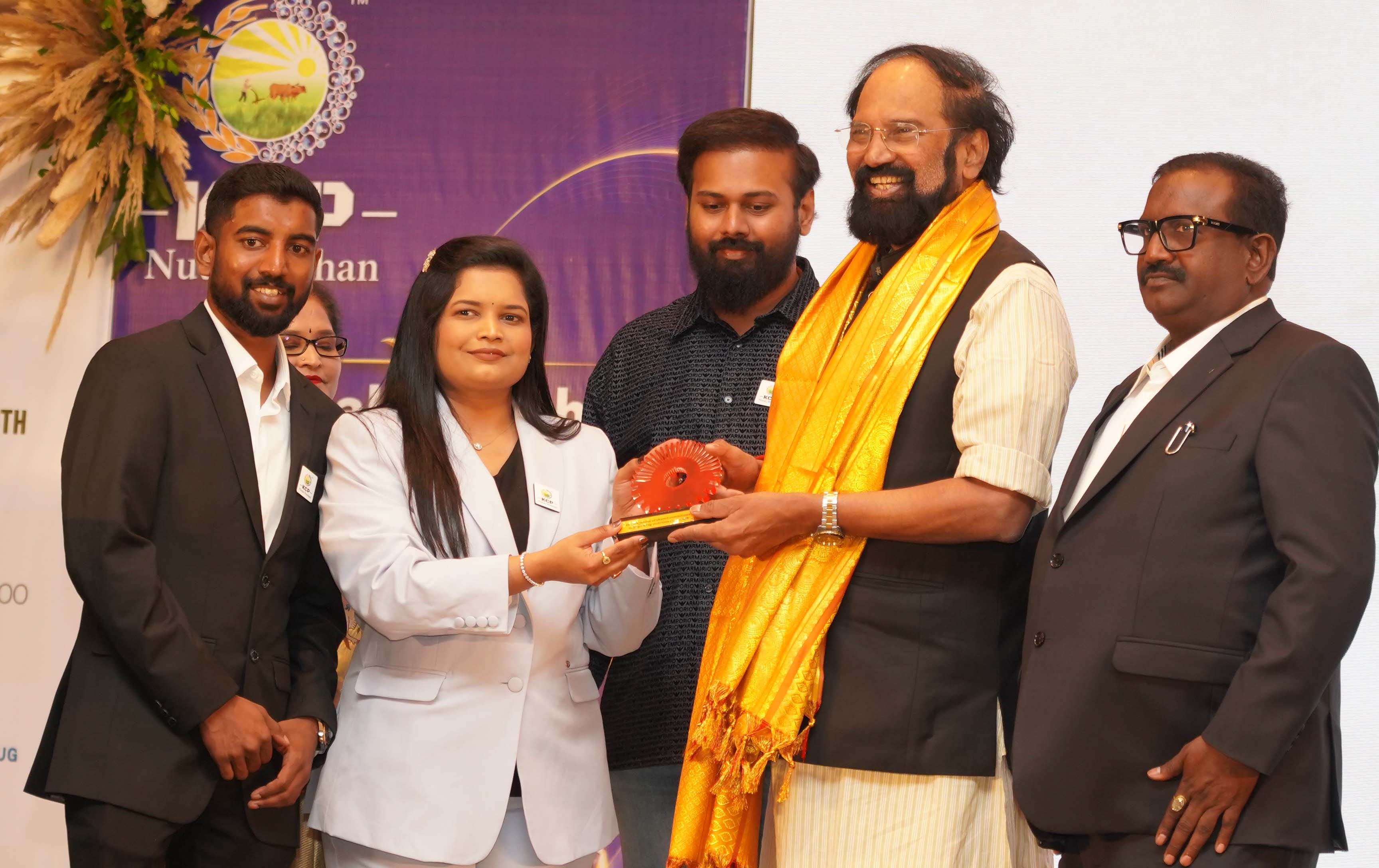 Minister Uttam Kumar unveiled KCP Nutri Poshan Fortified Rice first ...