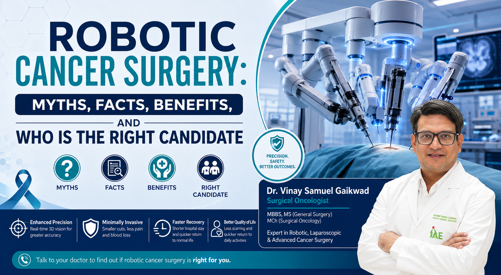 Robotic Cancer Surgery: Myths, Facts, Benefits, and Who Is the Right Candidate