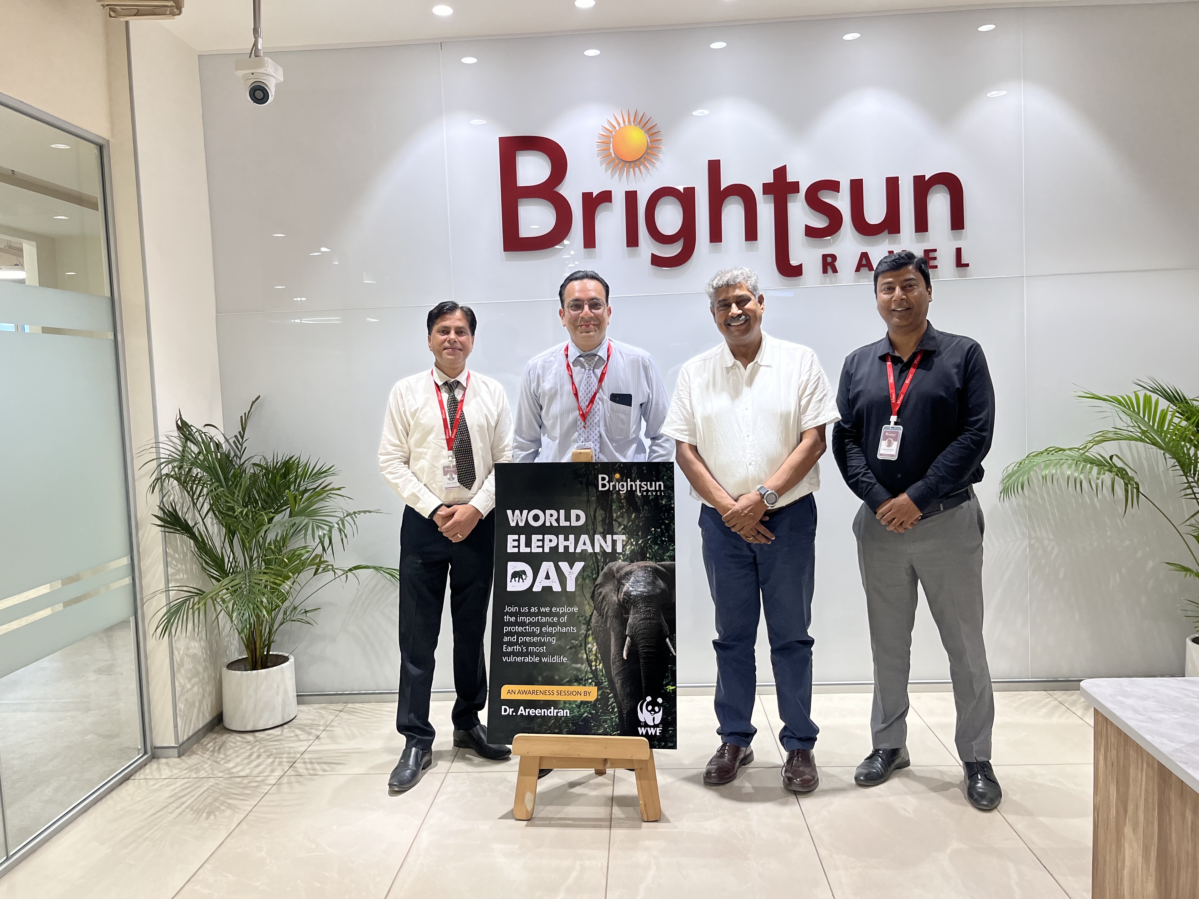 BRIGHTSUN TRAVEL MARKS WORLD ELEPHANT DAY WITH AN AWARENESS SESSION ON ELEPHANT AND ENDANGERED SPECIES CONSERVATION