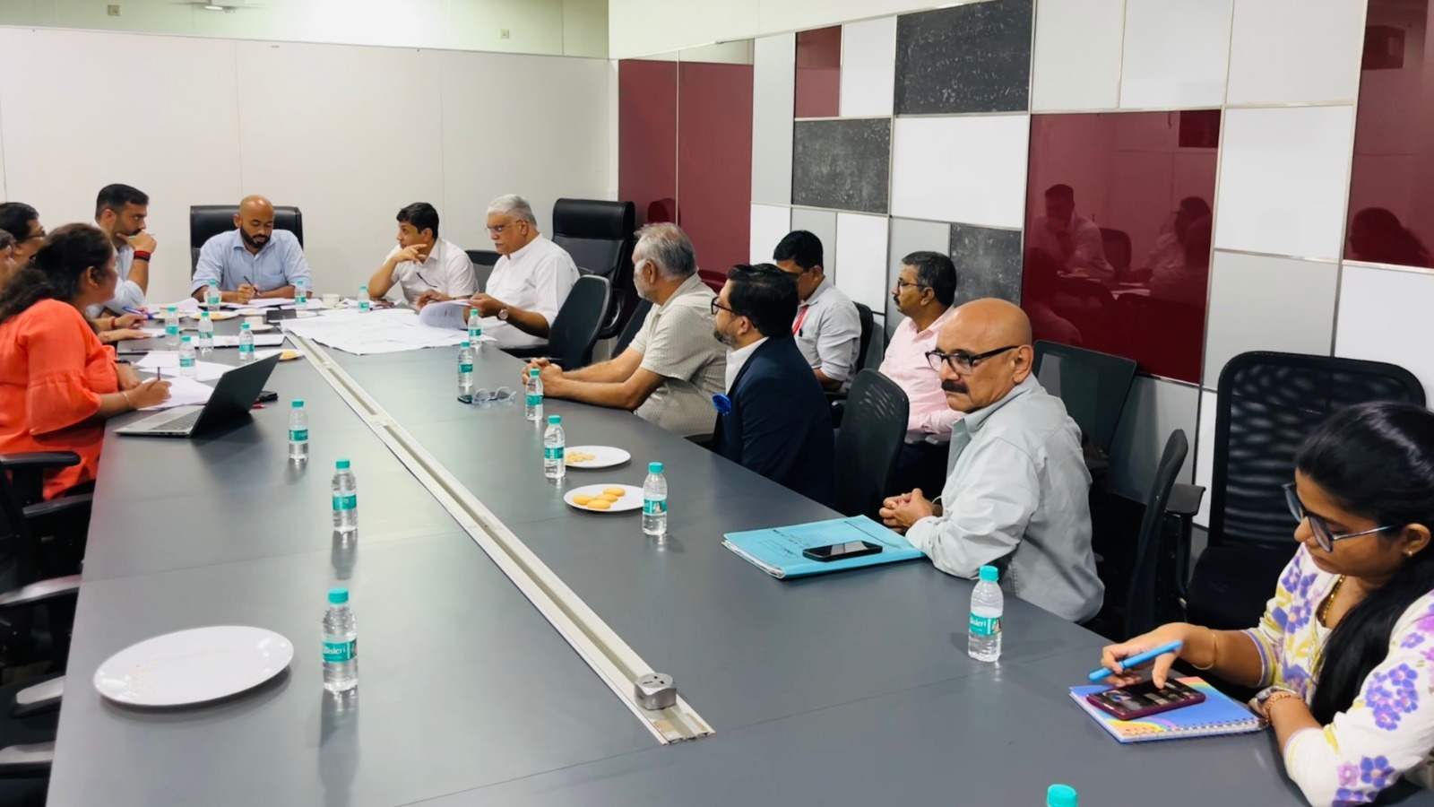 DITE&C reviews EMC progress, emphasises timely implementation by plot allottees