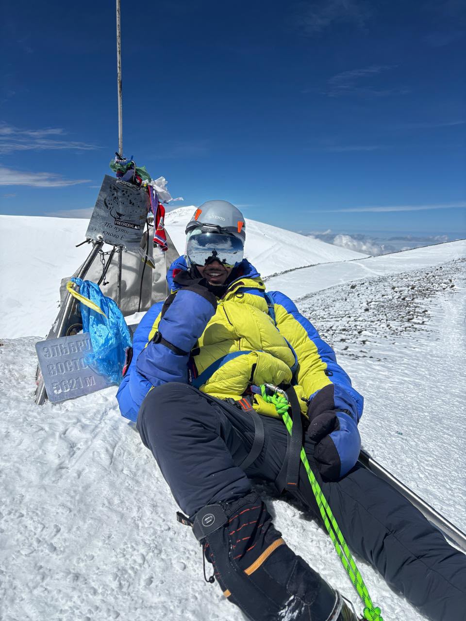 Grandfather-Grandson Duo Makes History: 72-Year-Old Lingam Ravindra Rao and 17-Year-Old Anuraag Scale Mount Elbrus