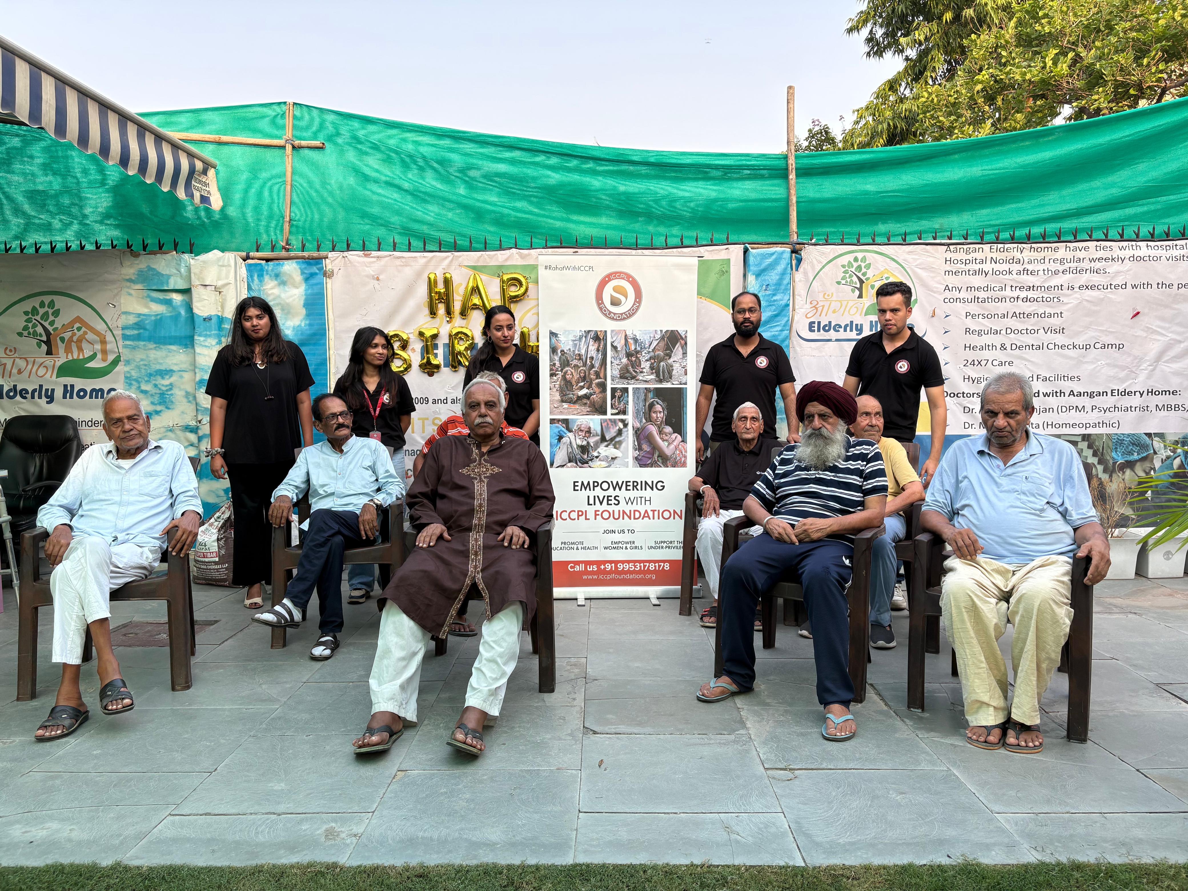ICCPL Foundation Strengthens Community Bonds Through Visit to ANGAN Old Age Home Under &lsquo;Rahat with ICCPL&rsquo; Initiative