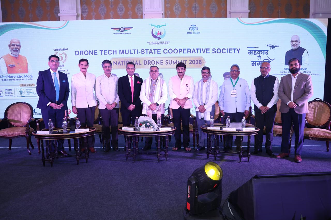 National Drone Summit 2026 Unveils Cooperative-Led Drone Ecosystem to Create 2 Lakh Rural Drone Entrepreneurs