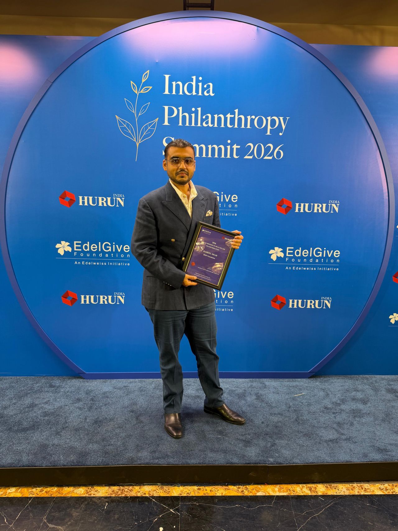 Raheel Shah Honoured at HURUN INDIA Philanthropy Summit & Awards 2026 for CSR Leadership in Healthcare Transformation