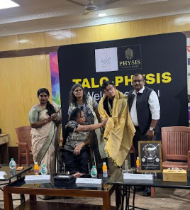 Commissioner for Persons with Disabilities Felicitates PHYSIS by TALC Student Sohursh Shankar for Gold Medal Win at World Powerlifting Championships in Manchester