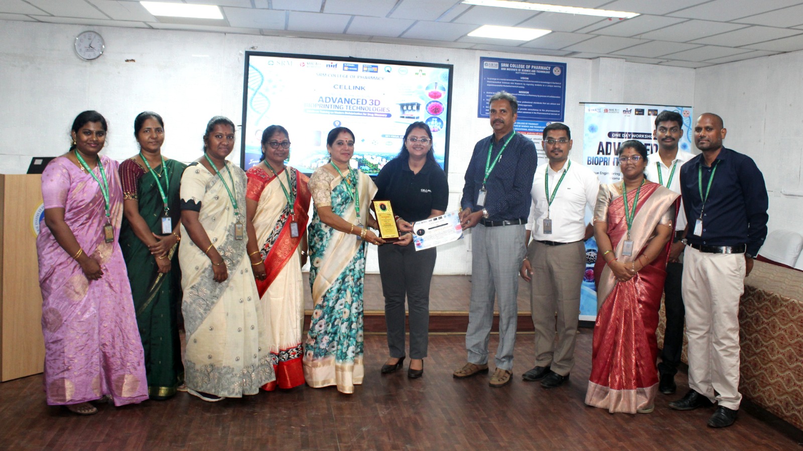 SRMIST Hosts Hands on Workshop on Advanced 3D Bioprinting for Drug Discovery