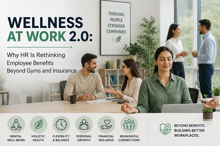 Wellness at Work 2.0: Why HR Is Rethinking Employee Benefits Beyond Gyms and Insurance