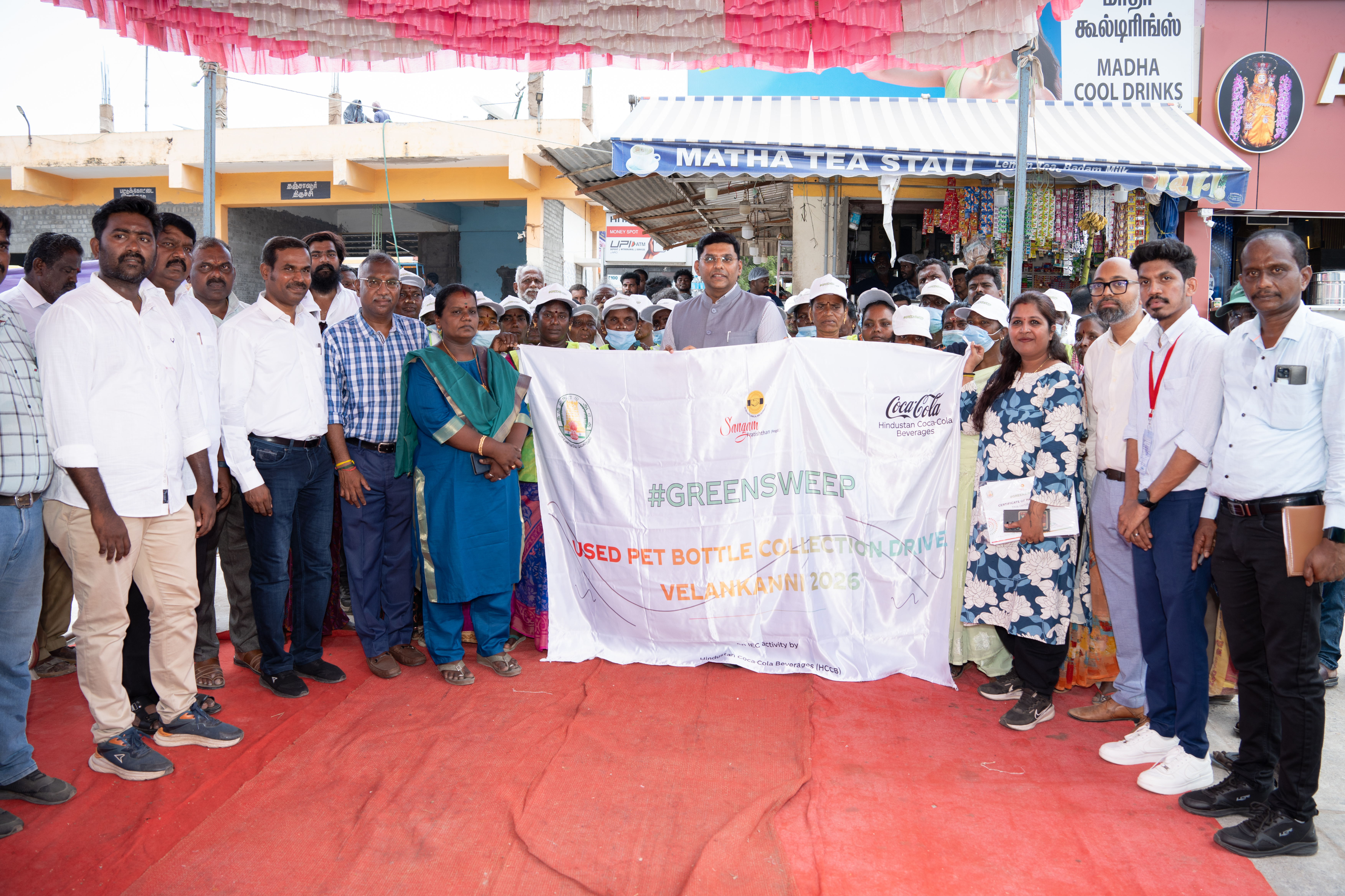 Hindustan Coca-Cola Beverages Inaugurates Used PET Bottle Collection Drive at Velankanni Festival 2026