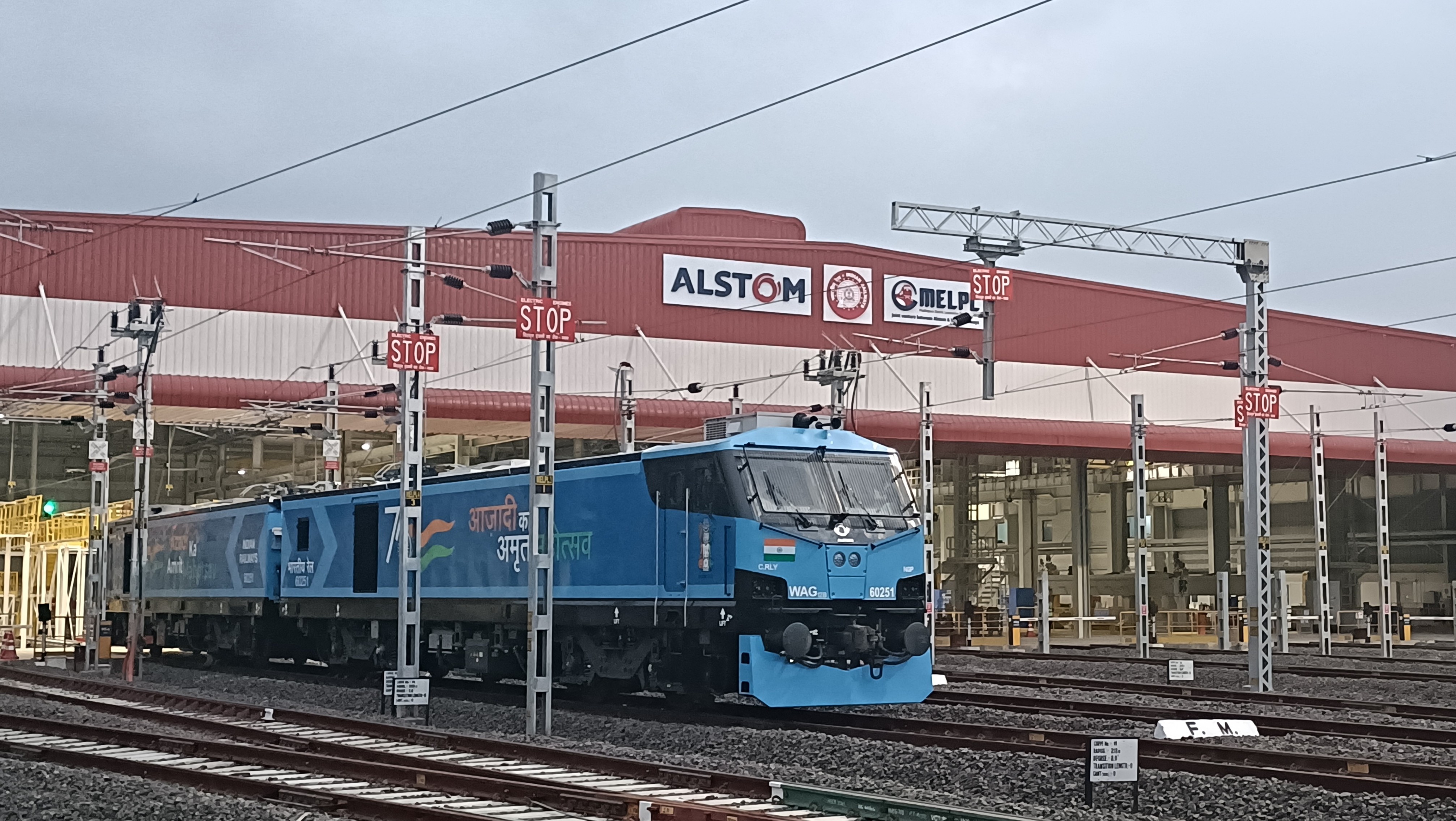 Alstom Wins 5-Year Maintenance Contract for WAG-12B Electric Locomotives at Nagpur Depot