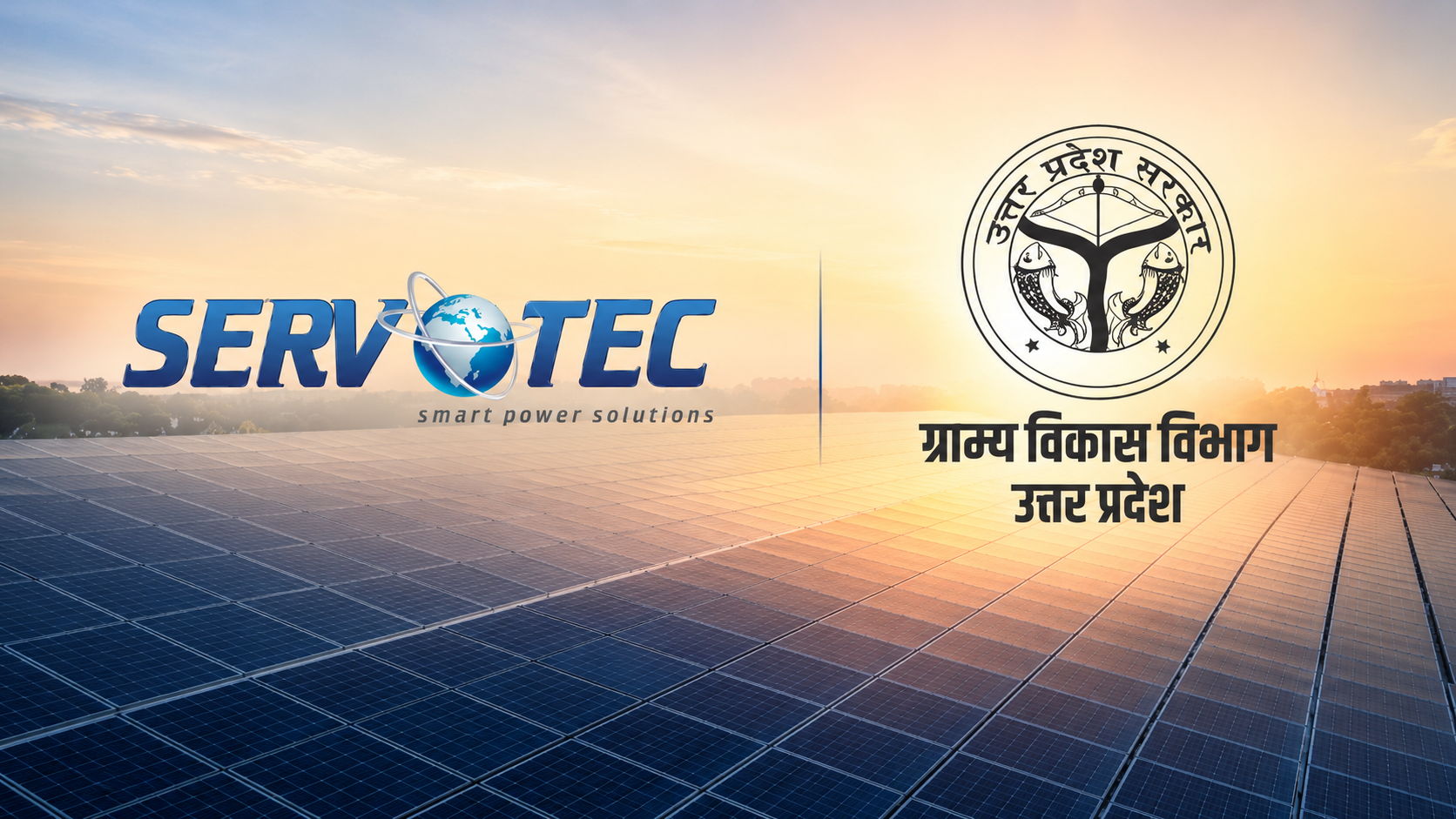 Servotech Renewable Secures 900 kW Hybrid Solar Rooftop with BESS Project from UPSRLM, Rural Development Department, Govt. of UP